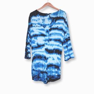 Young Fabulous & Broke Tie-Dye Shorts Romper